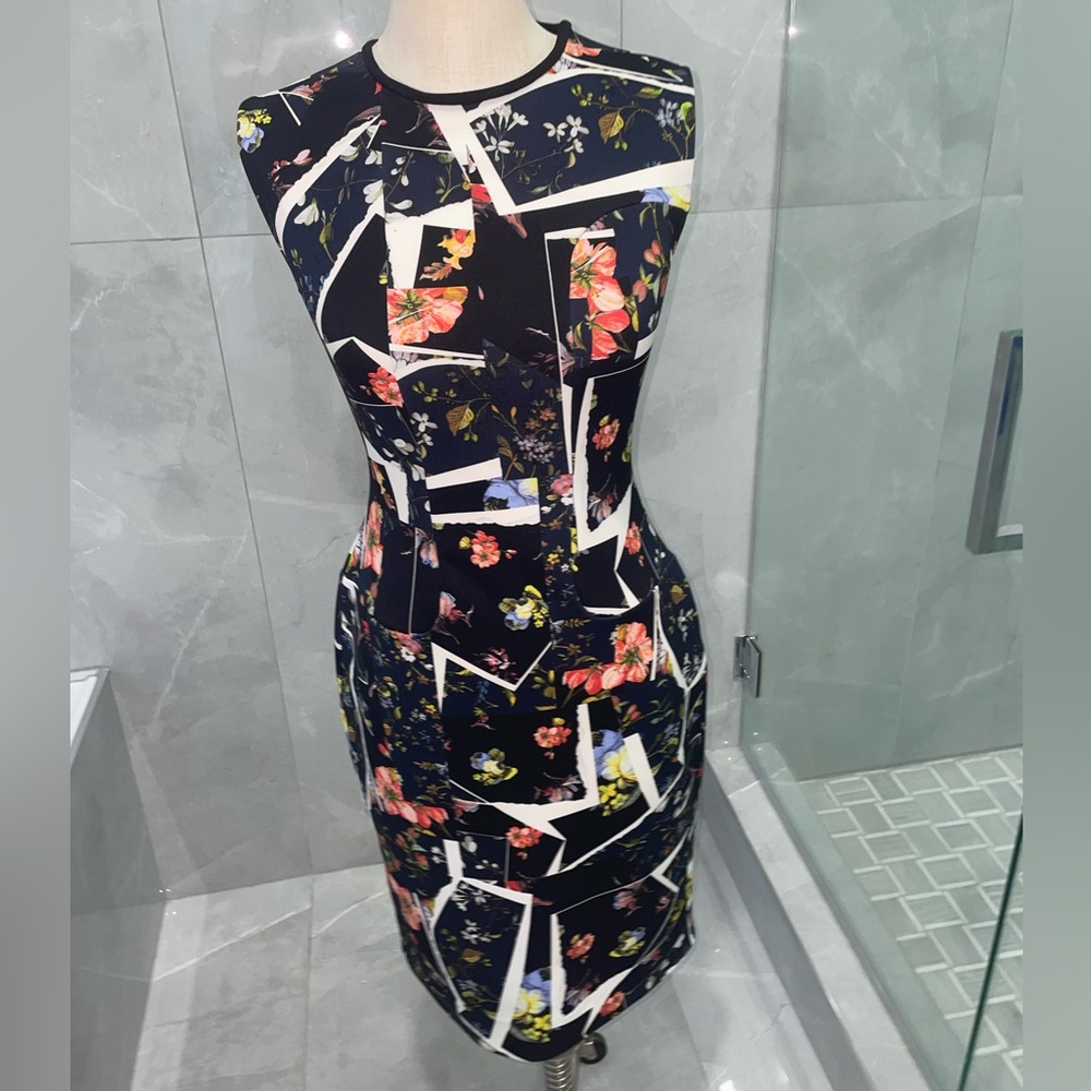 ERDEM Nell dress Sleeveless Bodycon Midi Dress